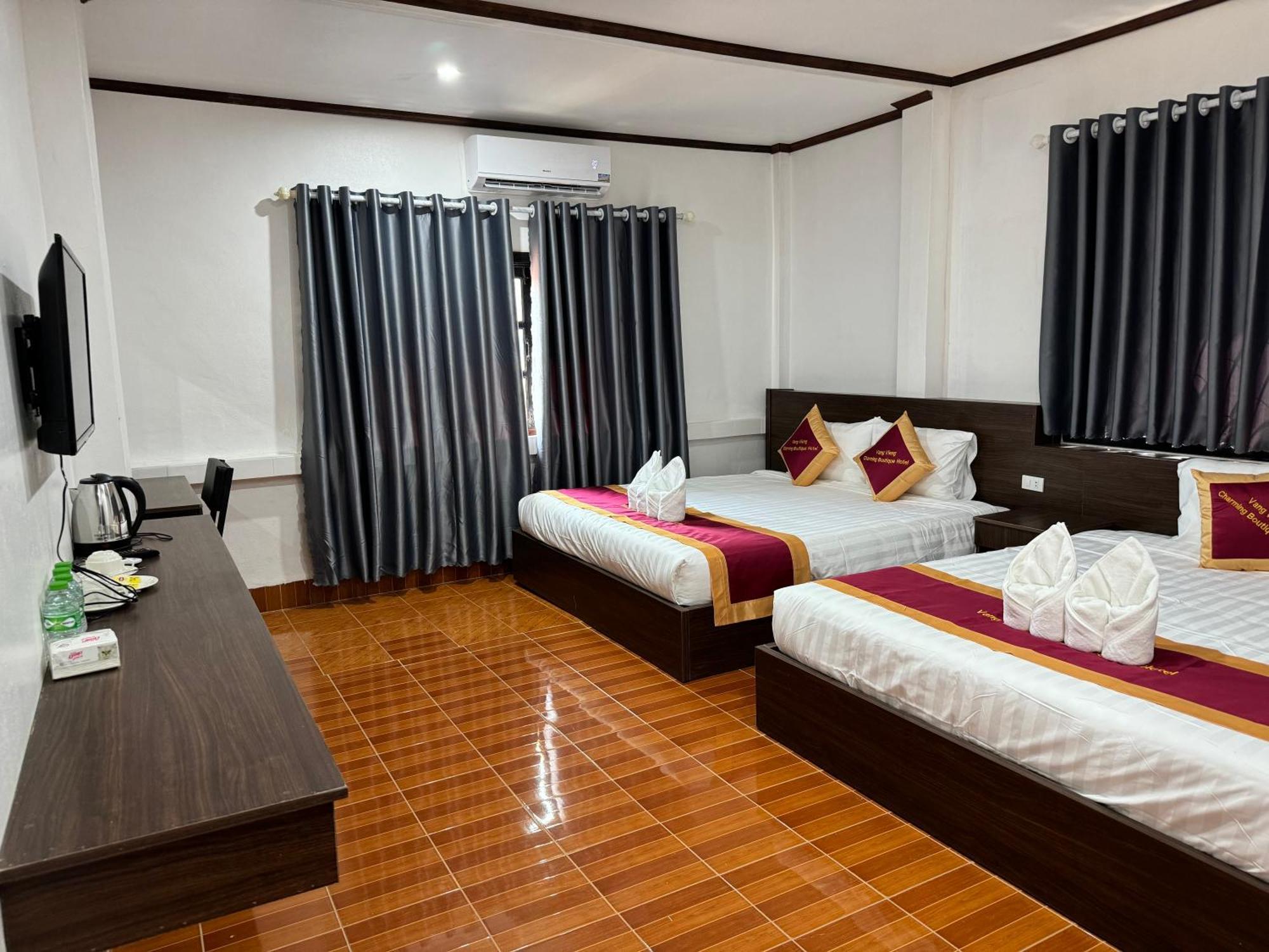 Vangvieng Charming Boutique Hotel Vang Vieng Dış mekan fotoğraf