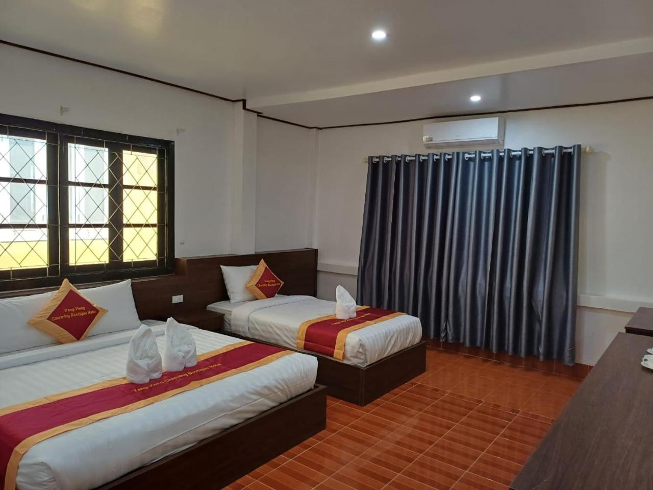 Vangvieng Charming Boutique Hotel Vang Vieng Dış mekan fotoğraf